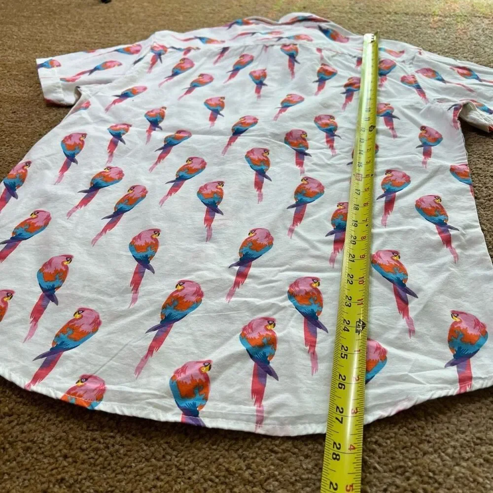 Cactus Man Mens Multicolor Slim Fit Short Sleeve Button Up Shirt‎ Size Small NWT - Picture 7 of 8